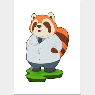 Red Panda Doctor Posters and Art